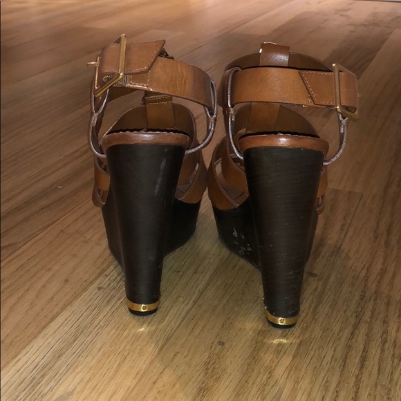 Jean-Michel Cazabat brown wedges 6.5 - Picture 3 of 6